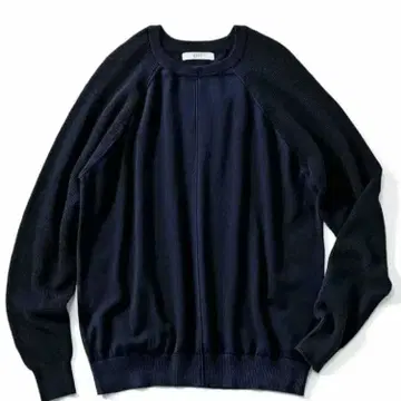 IEDIT 머신 워셔블이 반가운 면 100% 라벤 편직 디자인 니트