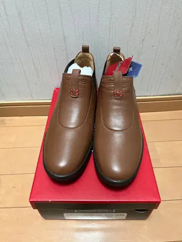 택 포함 새상품! 아킬레스 솔보 브라운 슬립온 부츠 숏부츠 24cm