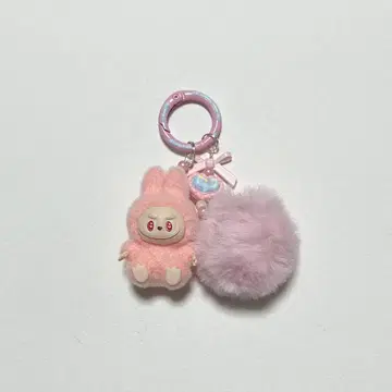 라스트 원 러브브 봉제 인형 미니 키링 핑크 하트 포함