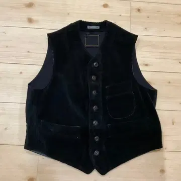 45R 다크 네이비 코듀로이 베스트