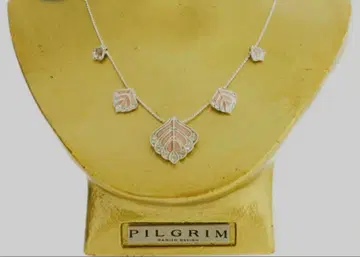 Pilgrim 리프 모티브 목걸이 vintage