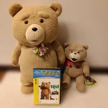 테드 봉제 인형 2개와 ted 테드 DVD