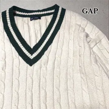 24AW GAP 칠드런 니트 케이블 짜임 오버 사이즈 M