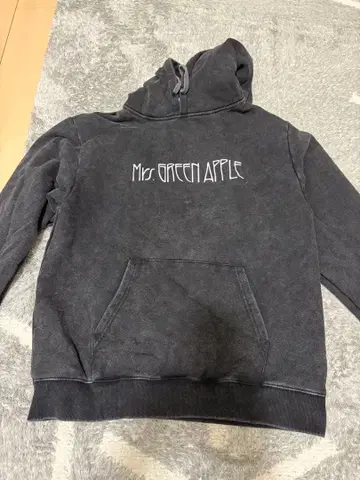 Mrs GREEN APPLE 바벨탑 데미지 가공 후드티 M