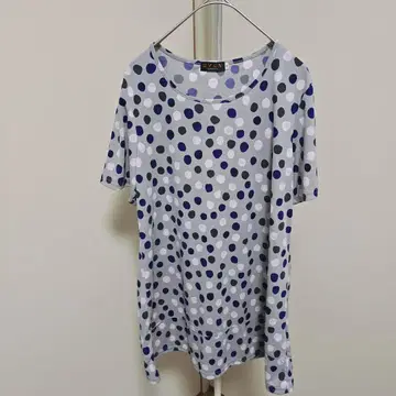 이벡스 [ 에벡스 바이 크리치아 ] 상의 (40) 그레이 계열 도트 무늬