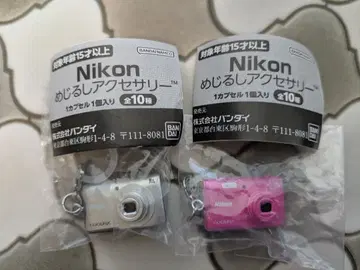 Nikon COOLPIX 미니어처 카메라 메지루시 액세서리 2개 세트
