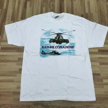 90s Hanes BEEFY-T 티셔츠 밀리터리 프린트 군용품