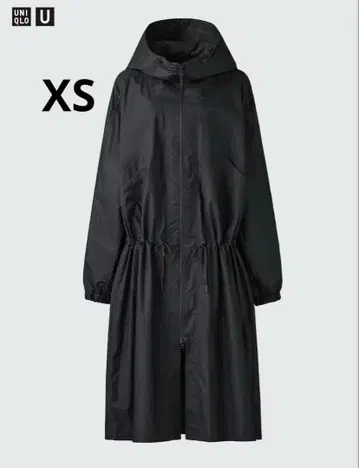 미사용 새상품 UNIQLO U 코튼 후디드 코트 유니클로 블랙