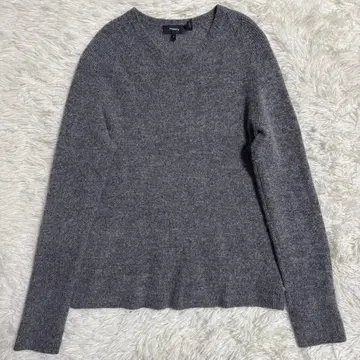 [ 새상품급 ] 띠어리 Theory 니트 캐시미어 그레이 크루넥 긴팔 S