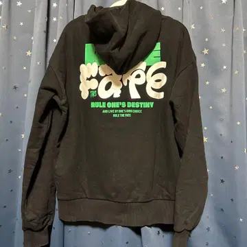 마이파스 Hiro RULE THE FATE 속기모 후디 블랙 0