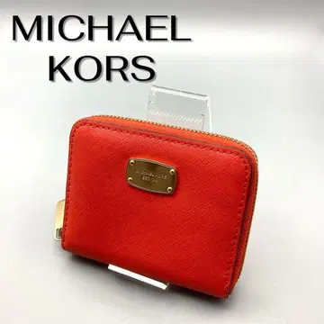 MICHAEL KORS 마이클코어스 접이식 지갑 오렌지 여성용