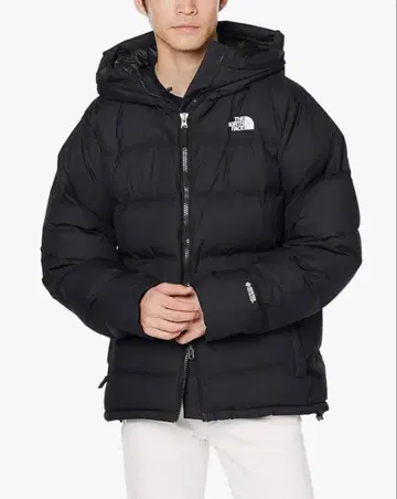 The North Face 블랙 다운 자켓