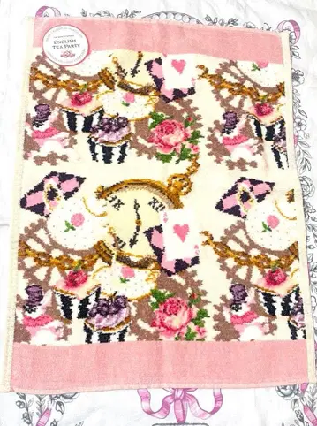 페이러 영국 한정판 잉글리시 티 파티 타월 손수건