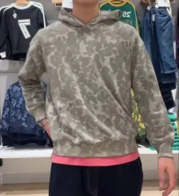 GAP 카모플라쥬 패턴 후드티 KIDS