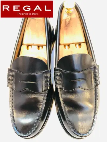 컨디션 최상 정가 31,900엔! 리갈 REGAL 코인 로퍼 24.5EE