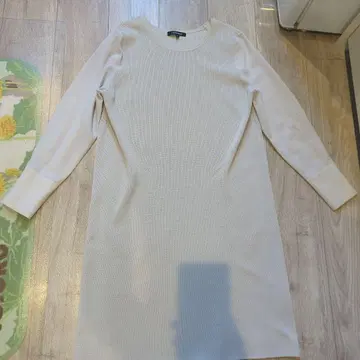 L'AUTRE MONT 아이보리 긴팔 원피스 40