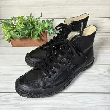 1334 [새상품급] 스핑글무브 천연 가죽 가죽 사이드 지퍼 블랙 S