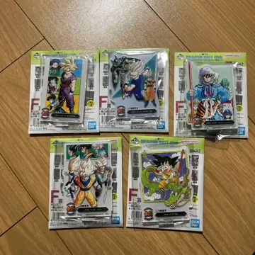 제일복권 드래곤볼 40th 제1탄 F상 아크릴 스탠드 5종