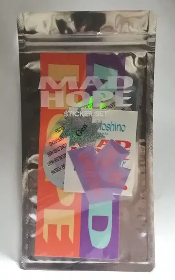 익명 호시노 겐 MAD HOPE 투어 굿즈 스티커 재고 있음