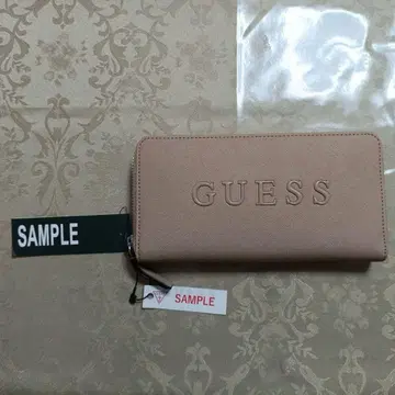 [ 미사용 새상품 ] SAMPLE GUESS 베이지 장지갑