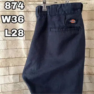 디키즈 워크 팬츠 874 자수 네이비 36 x 28