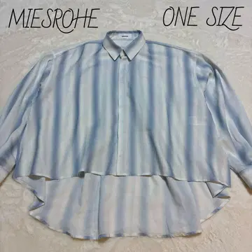 미에스로에 MIESROHE 그라데이션 긴팔 셔츠 ONESIZE