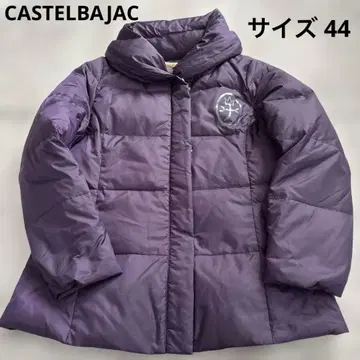 새상품급 CASTELBAJAC 여성용 44 다운 경량 볼륨 여배우 옷깃