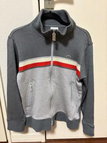 LACOSTE 집업 니트 그레이 S 사이즈