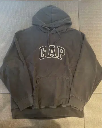 GAP 후드 부착 후드티 다크 그레이