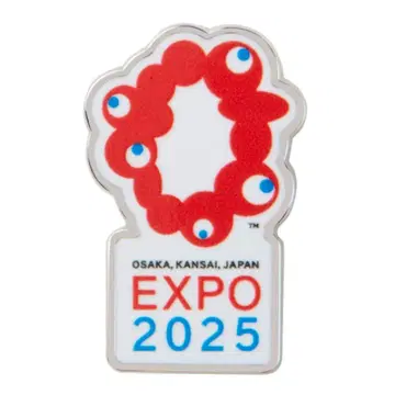 간사이 만박 EXPO 2025 미야쿠미야쿠 공식 로고 마크 핀 배지 핀즈