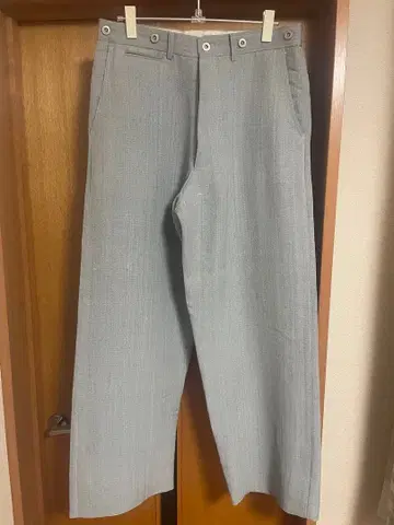 INTERIMVISCOSESILKCANVASMILBAGGY TROUSER