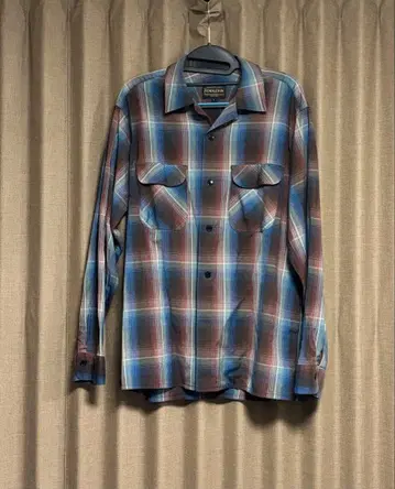 PENDLETON 체크 무늬 플란넬 셔츠 L 사이즈