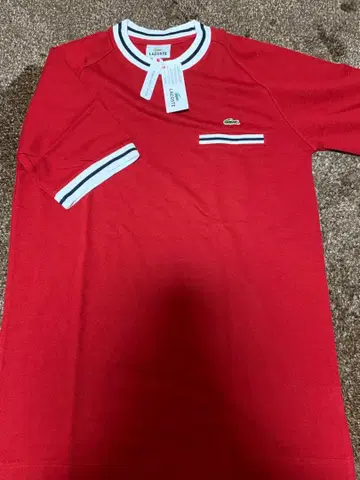 라코스테 택 포함 미사용 새상품 카노코 T셔츠 사이즈 2