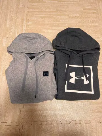 언더아머 속기모 후드 부착 후드티 2세트