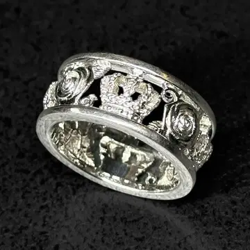 JUSTIN DAVIS MY LOVE Silver Ring Shiny