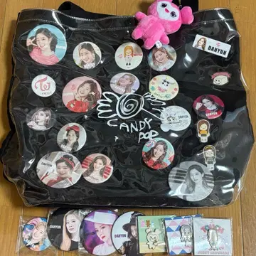 Candy pop 토트백 다현 캔뱃지 묶음 판매