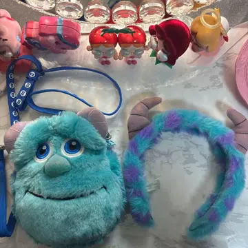 디즈니 몬스터 주식회사 샐리 머리띠 미니백 세트