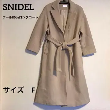 [SNIDEL] 울 혼방 롱 코트 (상태 고려)