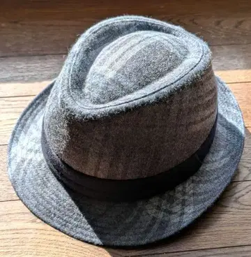 [ 중고 ] 그레이 계열 울 펠트 햇