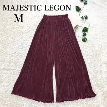 마제스틱 레곤 이지 팬츠 플리츠 팬츠 와인 레드 M
