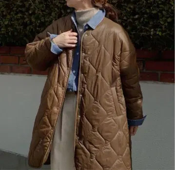 이자카야 매니아 스토어 zootie 퀼팅 코트 (브라운)