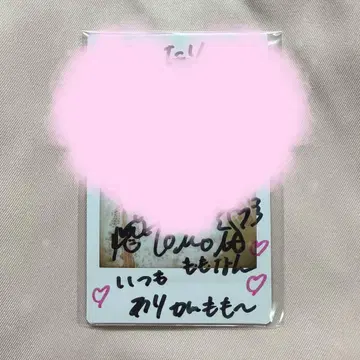 타카네노 나데시코 마츠모토 모모나 폴라로이드 친필