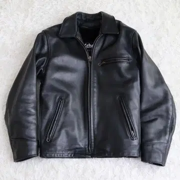 샷 싱글 라이더 자켓 블랙 36