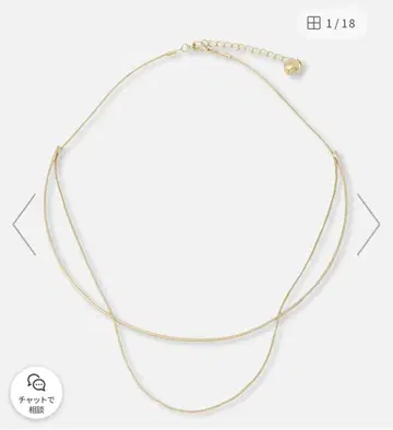 allureville 골드 컬러 목걸이 초커