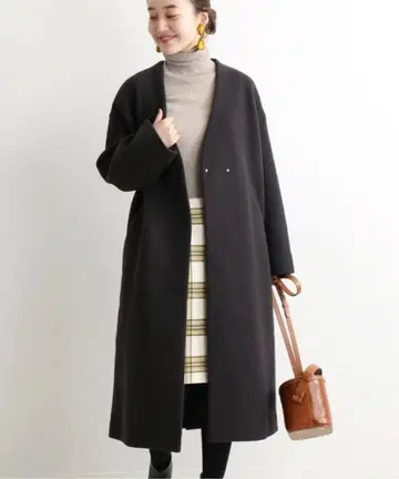 IENA manteco 노카라 코트 38 마테코