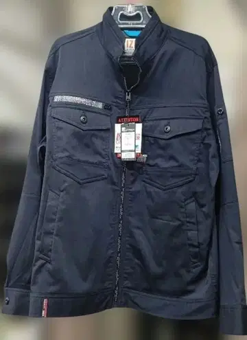 I'Z FRONTIER 스트레치 옥스퍼드 작업 자켓 L 네이비