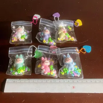 LaBuBu 러브부풍 캐릭터 키링 6개 세트