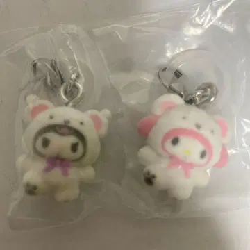 산리오 메지루시 액세서리 후와후와 스노우