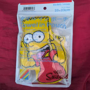 훼미리마트 한정판 [The Simpsons] 타월 인 파우치