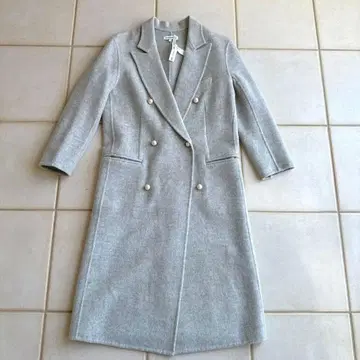 MADISONBLUE 라이트 그레이 롱 코트